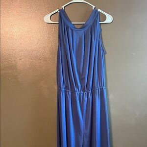 Chic Sleeveless Blue Jumpsuit